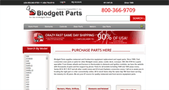 Desktop Screenshot of blodgett-parts.com